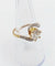 Bague 54.5 Bague tourbillon antique en or 18k et platine, diamants taille ancienne 58 Facettes A06442