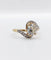 Bague 54.5 Bague tourbillon antique en or 18k et platine, diamants taille ancienne 58 Facettes A06442