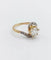 Bague 54.5 Bague tourbillon antique en or 18k et platine, diamants taille ancienne 58 Facettes A06442