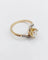 Bague 54.5 Bague tourbillon antique en or 18k et platine, diamants taille ancienne 58 Facettes A06442
