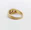 Bague 53 Bague Art déco bombée en or 18k et platine, diamants taille ancienne 58 Facettes A06488