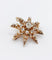 Pendentif Pendentif broche étoile ancienne en or 14K et diamants taille ancienne 58 Facettes A06490