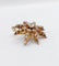 Pendentif Pendentif broche étoile ancienne en or 14K et diamants taille ancienne 58 Facettes A06490