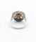 Bague 51 Bague cible Art déco en platine 900, saphir et diamants taille ancienne 58 Facettes A06489