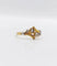 Bague 57.5 Art nouveau - Bague toi et moi en or jaune 18k, perles et diamants 58 Facettes A06498