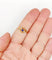 Bague 60 Bague antique en or jaune 18k avec pierre bleue et perles 58 Facettes A06502