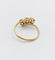 Bague 60 Bague antique en or jaune 18k à pierre bleue et perles 58 Facettes A06503