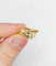 Bague 60 Bague antique en or jaune 18k à pierre bleue et perles 58 Facettes A06503