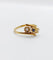 Bague 60 Bague antique en or jaune 18k à pierre bleue et perles 58 Facettes A06503