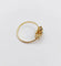 Bague 60 Bague antique en or jaune 18k à pierre bleue et perles 58 Facettes A06503