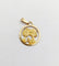 Pendentif Peynet - Pendentif médaille d’amour Les Amoureux en or rose 18k 58 Facettes A06515