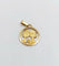 Pendentif Peynet - Pendentif médaille d’amour Les Amoureux en or rose 18k 58 Facettes A06515