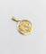 Pendentif Peynet - Pendentif médaille d’amour Les Amoureux en or rose 18k 58 Facettes A06515