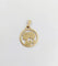 Pendentif Peynet - Pendentif médaille d’amour Les Amoureux en or rose 18k 58 Facettes A06515