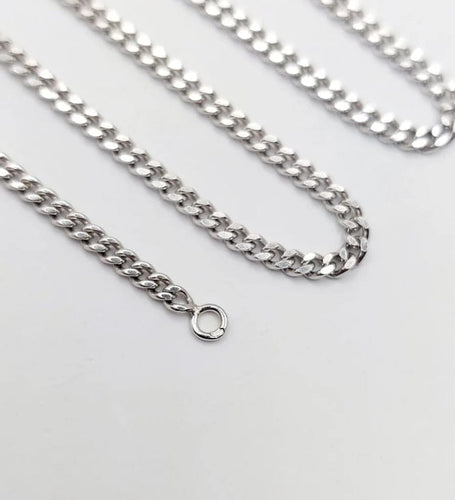 Collier Chaîne vintage - Collier maille gourmette en or blanc 18k 58 Facettes A06521