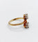 Bague 51 Bague toi et moi victorienne en or rose 18k et diamants taille rose 58 Facettes A06526