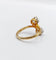 Bague 51 Bague toi et moi victorienne en or rose 18k et diamants taille rose 58 Facettes A06526
