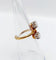 Bague 51 Bague toi et moi victorienne en or rose 18k et diamants taille rose 58 Facettes A06526