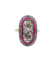 Bague 57 Bague marquise Art déco en or 18k et platine, diamants et rubis 58 Facettes A06578