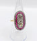 Bague 57 Bague marquise Art déco en or 18k et platine, diamants et rubis 58 Facettes A06578