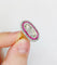 Bague 57 Bague marquise Art déco en or 18k et platine, diamants et rubis 58 Facettes A06578
