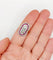 Bague 57 Bague marquise Art déco en or 18k et platine, diamants et rubis 58 Facettes A06578