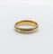 Bague 50.5 Bague alliance jonc à motifs géométriques vintage en or 14k 58 Facettes A06567