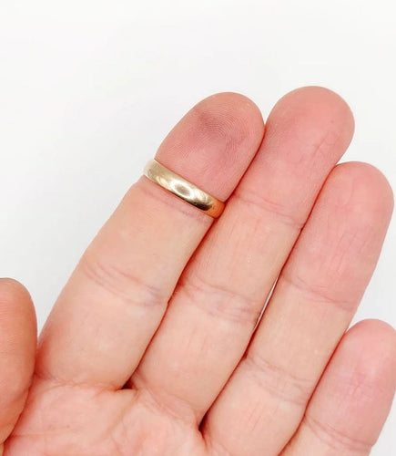 Bague 52 Bague alliance gravée en or rose 18k (vers 1900) 58 Facettes A06566