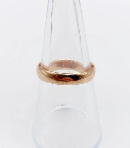 Bague 52 Bague alliance gravée en or rose 18k (vers 1900) 58 Facettes A06566