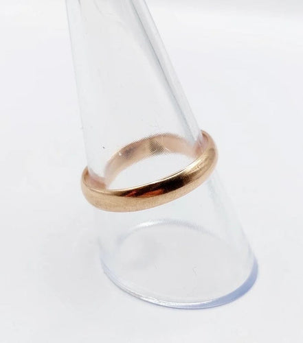 Bague 59 Bague alliance antique gravée en or rose 18k (circa 1900) 58 Facettes A06565