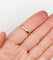 Bague 59 Bague alliance antique gravée en or rose 18k (circa 1900) 58 Facettes A06565