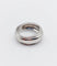 Bague 51 Boucheron Axelle - Bague bombée en or blanc 18k et diamant 0,40 ct 58 Facettes A06571