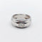Bague 51 Boucheron Axelle - Bague bombée en or blanc 18k et diamant 0,40 ct 58 Facettes A06571