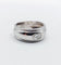 Bague 51 Boucheron Axelle - Bague bombée en or blanc 18k et diamant 0,40 ct 58 Facettes A06571