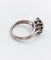 Bague 52 Bague marguerite Art déco en platine avec diamant 0,65 ct et saphirs 58 Facettes A06577