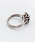 Bague 52 Bague marguerite Art déco en platine avec diamant 0,65 ct et saphirs 58 Facettes A06577