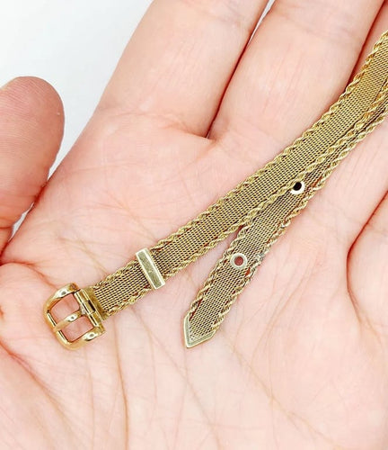 Bracelet Bracelet ceinture en or 14k (circa 1950) 58 Facettes A06591