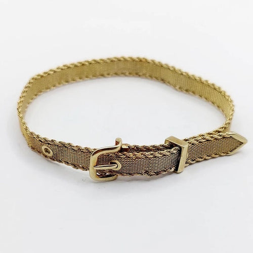 Bracelet Bracelet ceinture en or 14k (circa 1950) 58 Facettes A06591