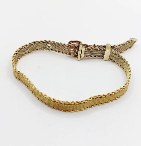 Bracelet Bracelet ceinture en or 14k (circa 1950) 58 Facettes A06591