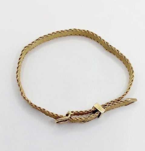 Bracelet Bracelet ceinture en or 14k (circa 1950) 58 Facettes A06591