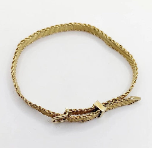 Bracelet Bracelet ceinture en or 14k (circa 1950) 58 Facettes A06591