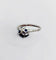 Bague 53.5 Art déco - Bague solitaire en platine et saphir synthétique 4,50 ct 58 Facettes A04624