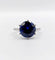 Bague 53.5 Art déco - Bague solitaire en platine et saphir synthétique 4,50 ct 58 Facettes A04624