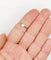 Bague 54.5 Bague Art déco en or blanc 18k avec perle et diamants taille rose 58 Facettes A00847