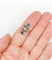 Bague 55 Bague marquise Art déco en or blanc 14k, diamants et saphirs 58 Facettes A06615