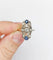 Bague 55 Bague marquise Art déco en or blanc 14k, diamants et saphirs 58 Facettes A06615