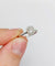 Bague 51 Bague solitaire vintage en or blanc 18k avec diamants 58 Facettes A06627