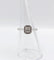 Bague 51 Bague solitaire vintage en or blanc 18k avec diamants 58 Facettes A06627