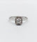 Bague 51 Bague solitaire vintage en or blanc 18k avec diamants 58 Facettes A06627