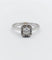 Bague 51 Bague solitaire vintage en or blanc 18k avec diamants 58 Facettes A06627